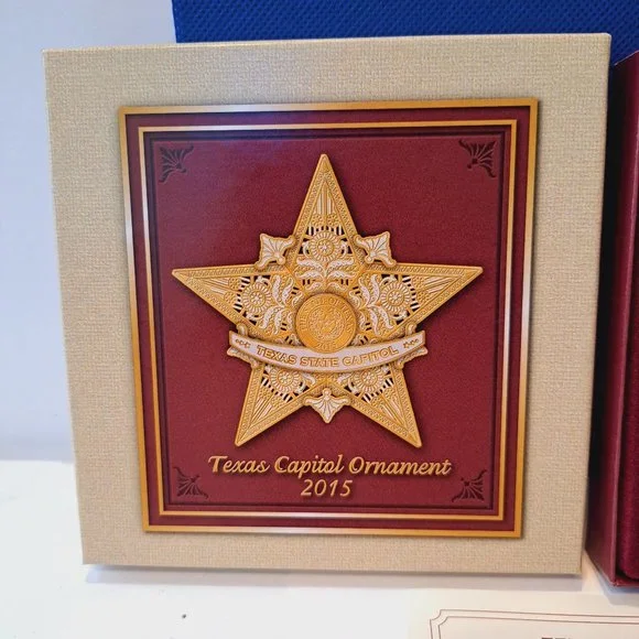 Texas State Capitol Ornament 2015 The Lone Star Christmas Collectible Box - Picture 3 of 8